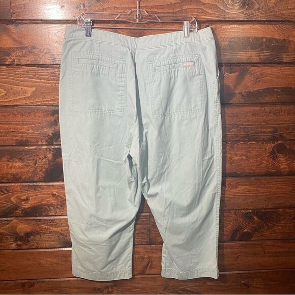 Woolrich Women's Powder Blue Capri Cropped Pants W/Pockets - Picture 12 of 12
